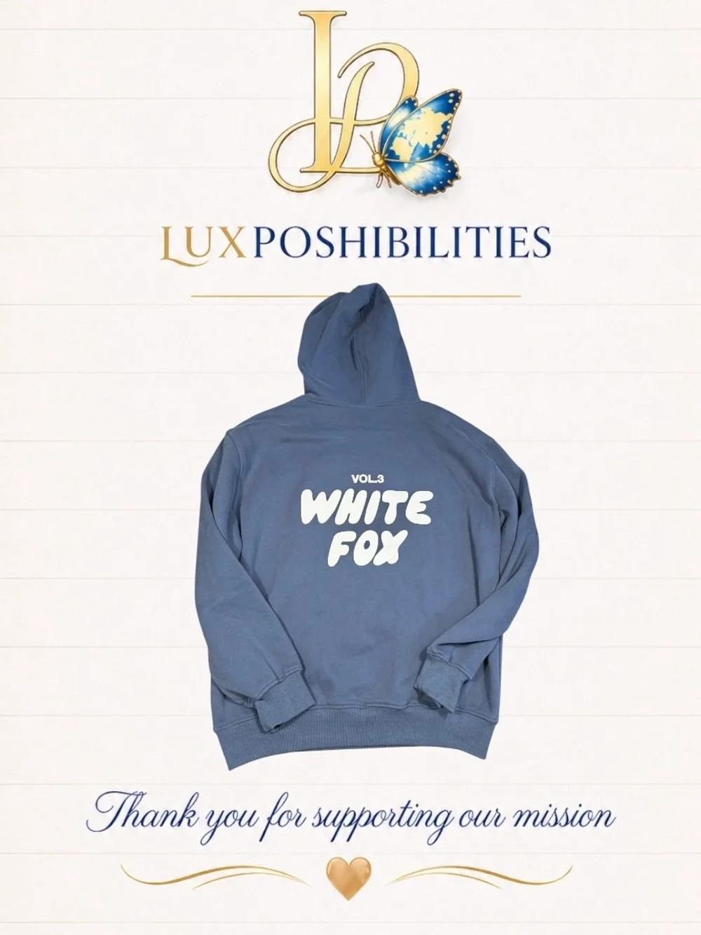 White Fox set NWT/NWOT Vol 3 set Small shorts
Sweatshirt - Picture 3 of 8